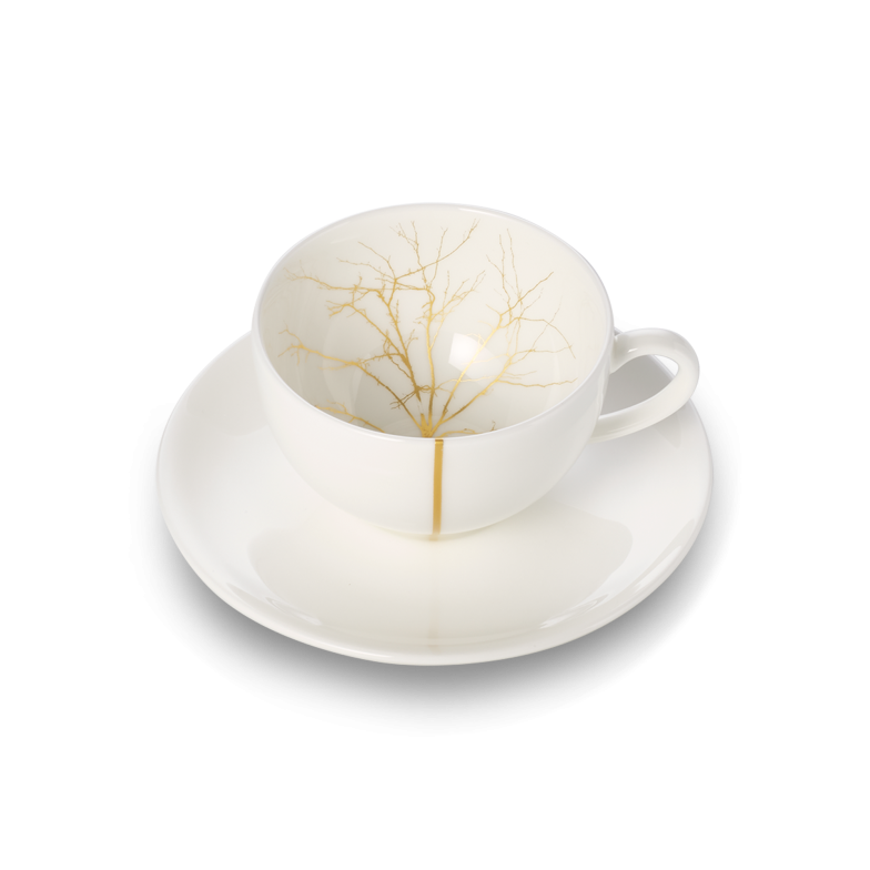Cup & Saucer 0.25 L - Dibbern - Golden Forest
