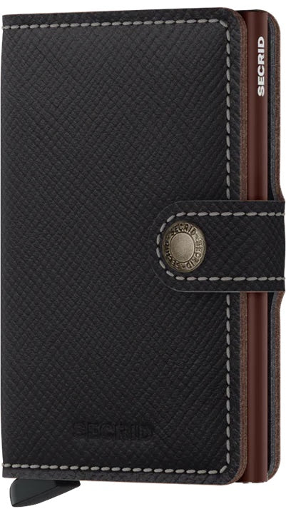 Secrid Miniwallet - Saffiano Brown
