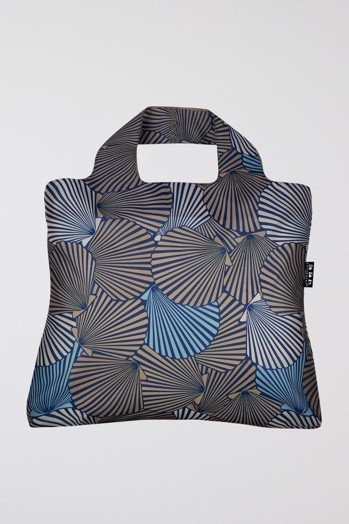 Shopping Bag - Brown-Blue