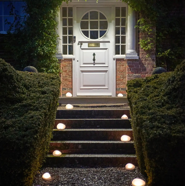 Glass Pebble Solar Light