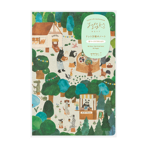 Yuru Log Notebook (B6) - Forest Animal