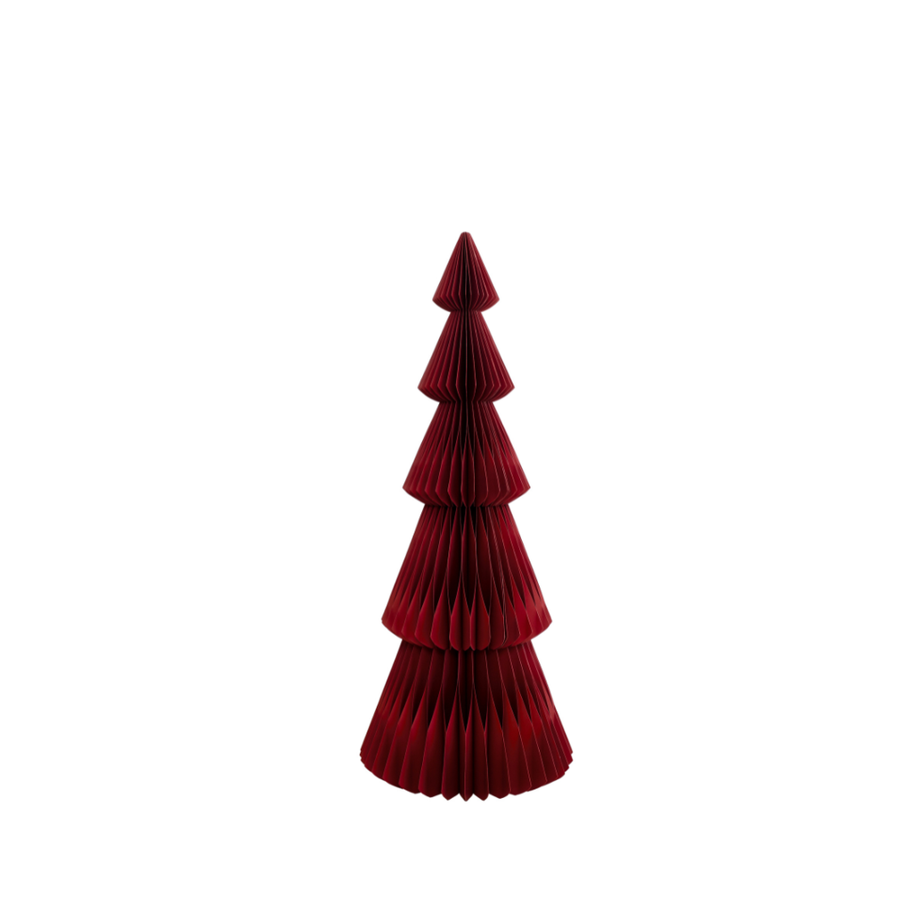 Paper Christmas Tree - Red 130cm
