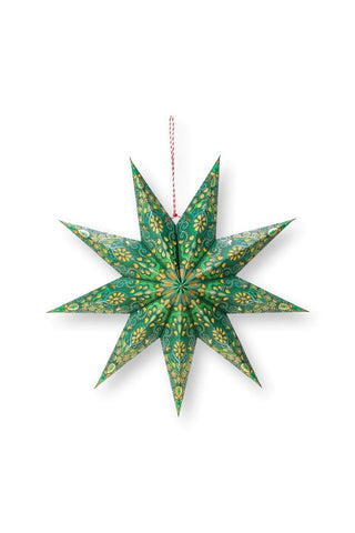 Paper Christmas Star - Green 60cm