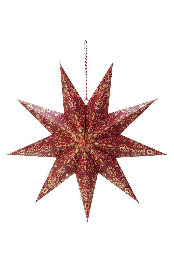 Paper Christmas Star - Red 60cm