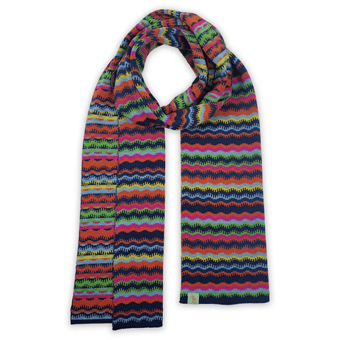 Scarf - Merino Wool - Blue-Green