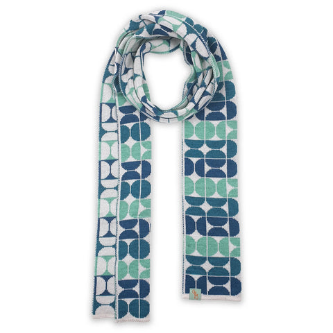 Scarf - Merino Wool - Blue