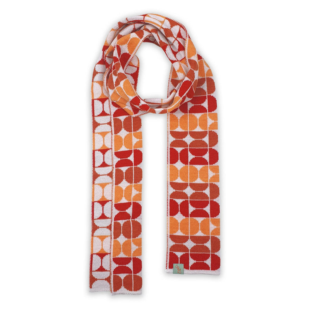 Scarf - Merino Wool - Orange