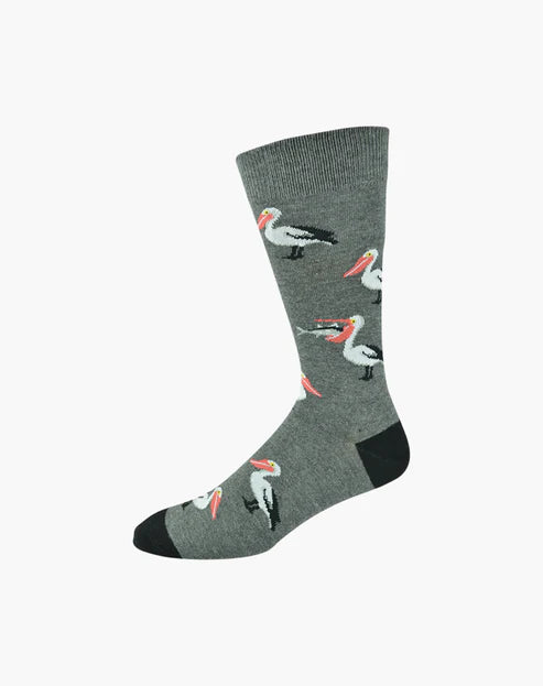 Bamboozld Socks - Pelican (Size 7-11)