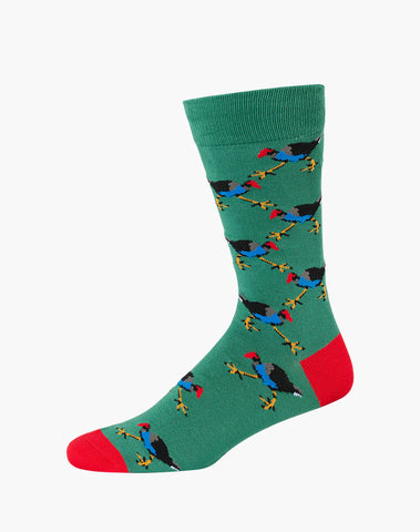 Bamboozld Socks - Pukeko (Size 7-11)