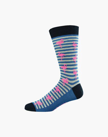 Bamboozld Socks - Flamingo (Size 7-11)