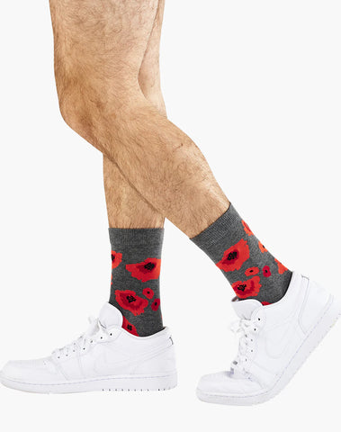 Bamboozld Socks - Poppies (Size 7-11)