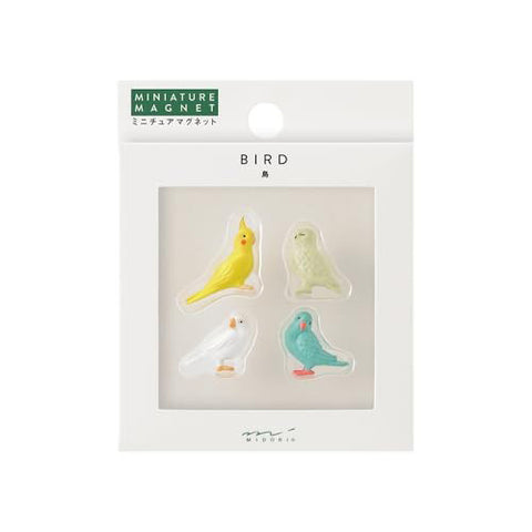 Midori Mini Magnets (4-pieces) - Birds