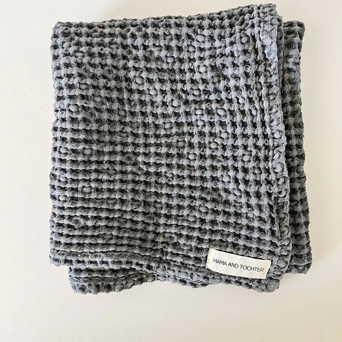 Waffle Tea Towel - Charcoal