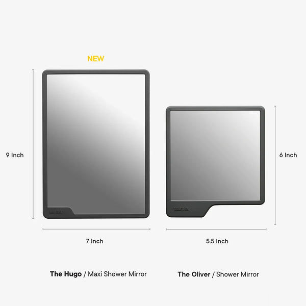 XL Shower Mirror (The Hugo)