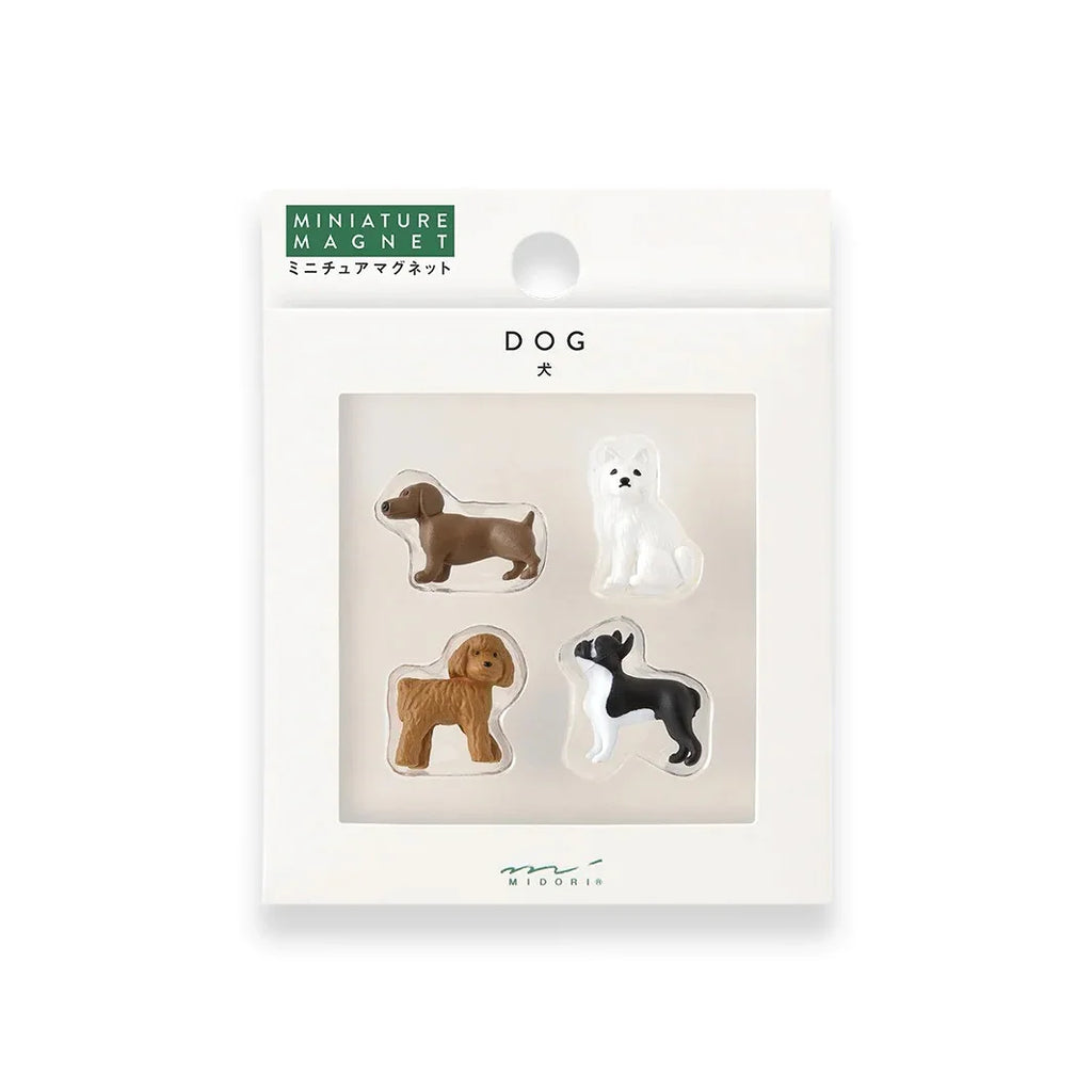 Midori Mini Magnets (4-pieces) - Dogs