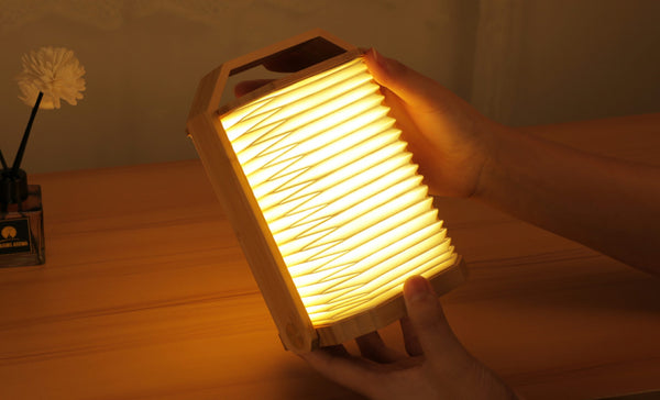 Gingko -  Origami Lamp - Bamboo