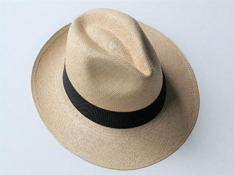 Panama Hat - Fedora style - Tan colour