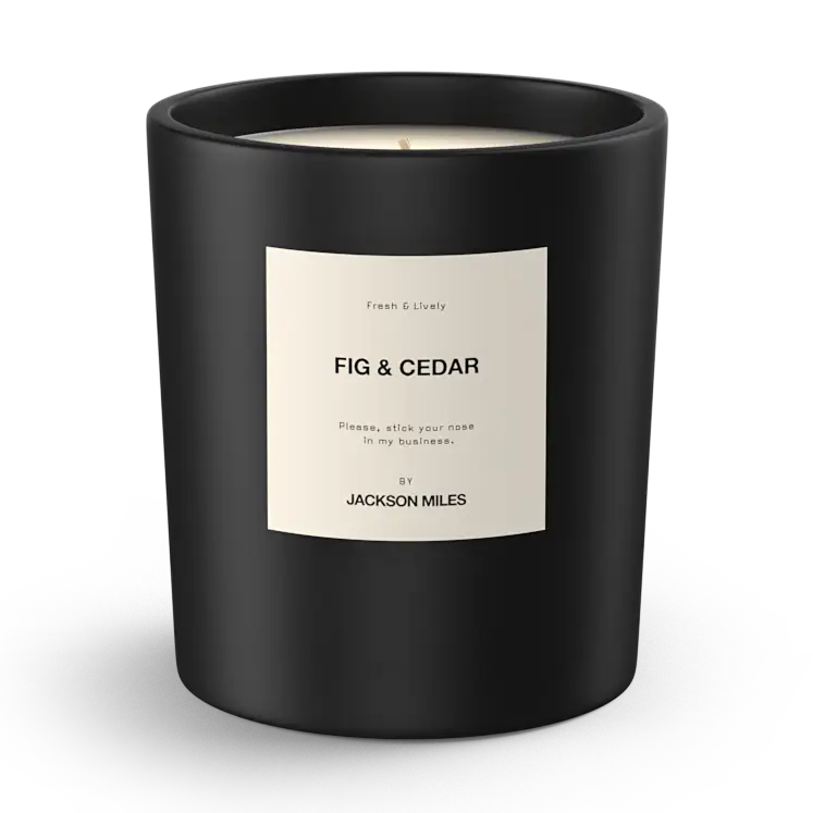 Jackson Miles Scented Candle - Fig & Cedar