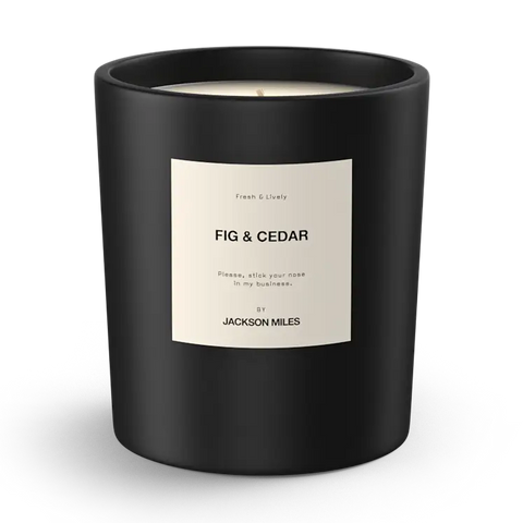 Jackson Miles Scented Candle - Fig & Cedar