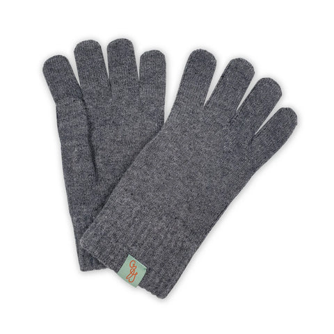 Gloves - Lambswool - Grey