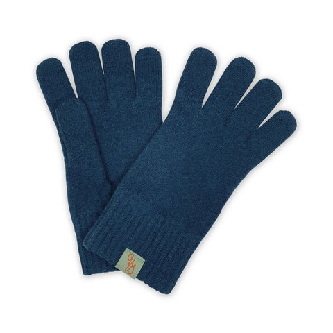 Gloves - Lambswool - Blue