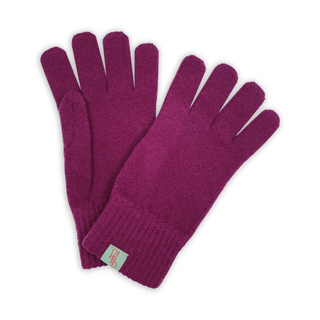 Gloves - Lambswool - Pink
