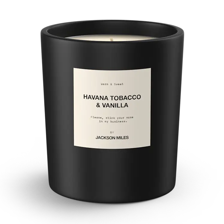 Jackson Miles Scented Candle - Havana Tobacco & Vanilla