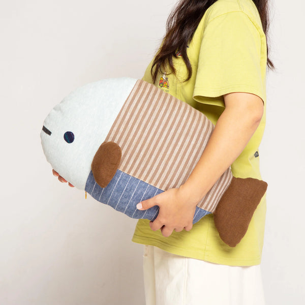 Large Linen Fish Cushion