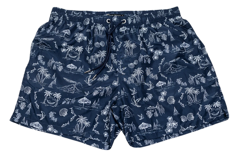 Swim Shorts - Island Navy