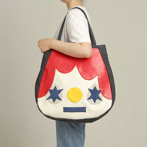 Round Funky Face Bag