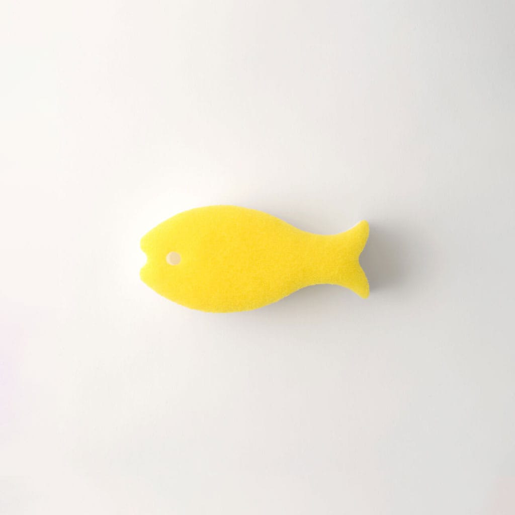 Fish Sponge - Light Yellow