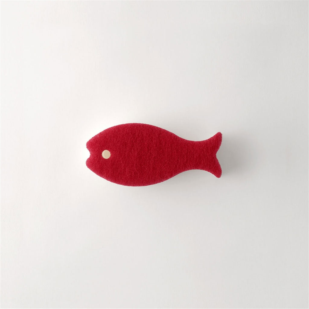 Fish Sponge - Wine Red