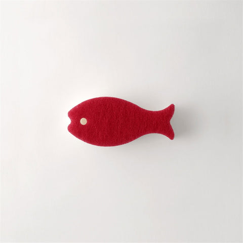 Fish Sponge - Wine Red