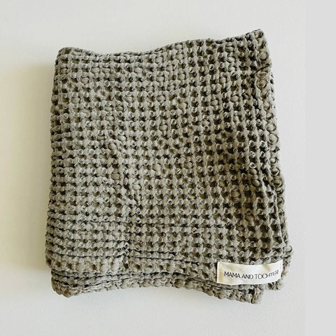 Waffle Tea Towel - Khaki