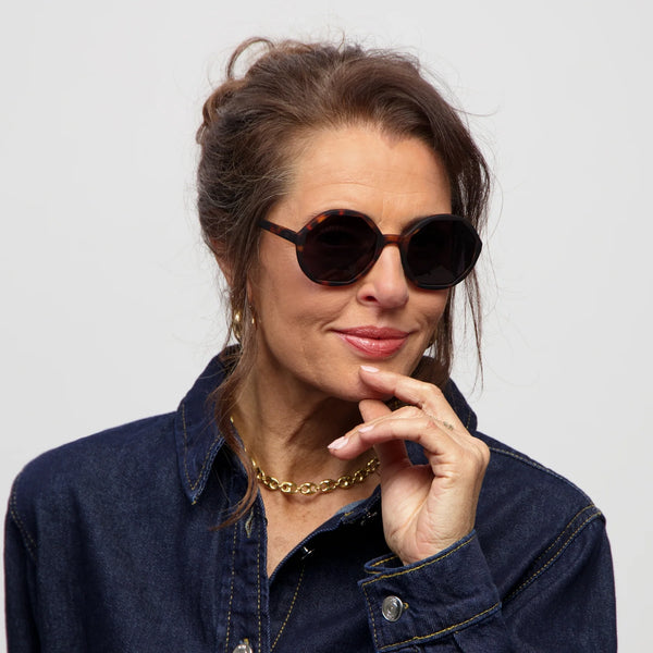 Lolita Sunglasses - Turtle (mat soft touch)