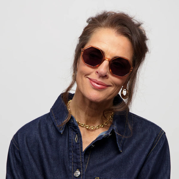 Lolita Sunglasses - Crystal Champagne (shiny)