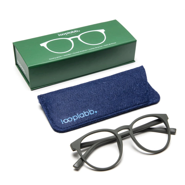 Papillon Readers - Olive Green (mat soft touch)
