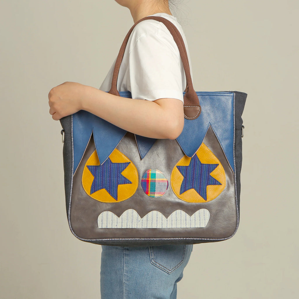 Square Funky Face Bag
