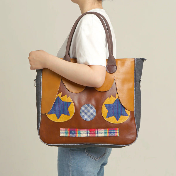 Square Funky Face Bag