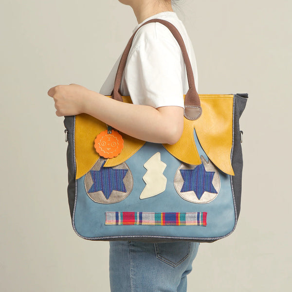 Square Funky Face Bag