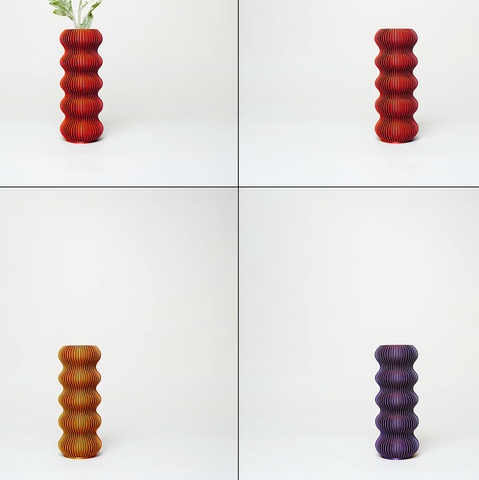 Pav Bloom (Small) - Orange Gold Purple