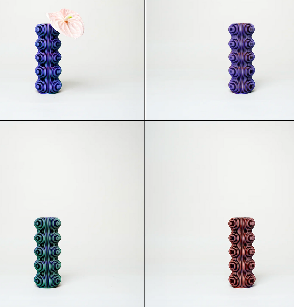 Pav Bloom (Small) - Purple Green Copper