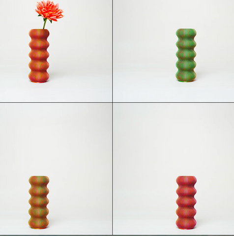 Pav Bloom (Small) - Green Gold Pink