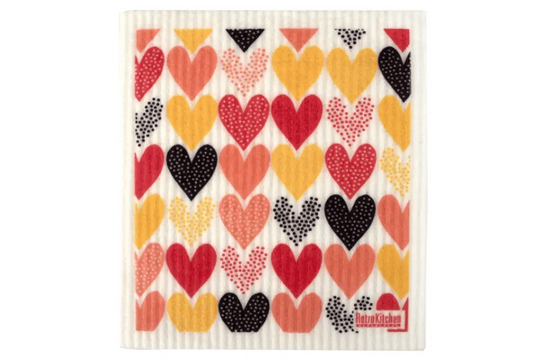 Dishcloth - Hearts