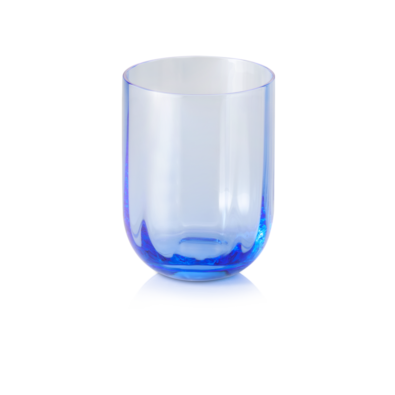Dibbern Glasses Rotondo Optic - 250ml - Sapphire Blue - Set of 6