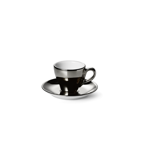 Dibbern Espresso Cup & Saucer 0.09 L - Platinum