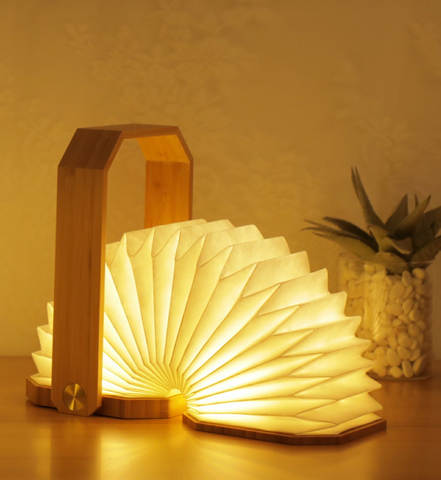 Gingko -  Origami Lamp - Bamboo