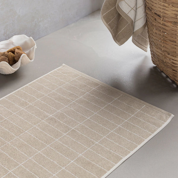 Grid Towels - Sand