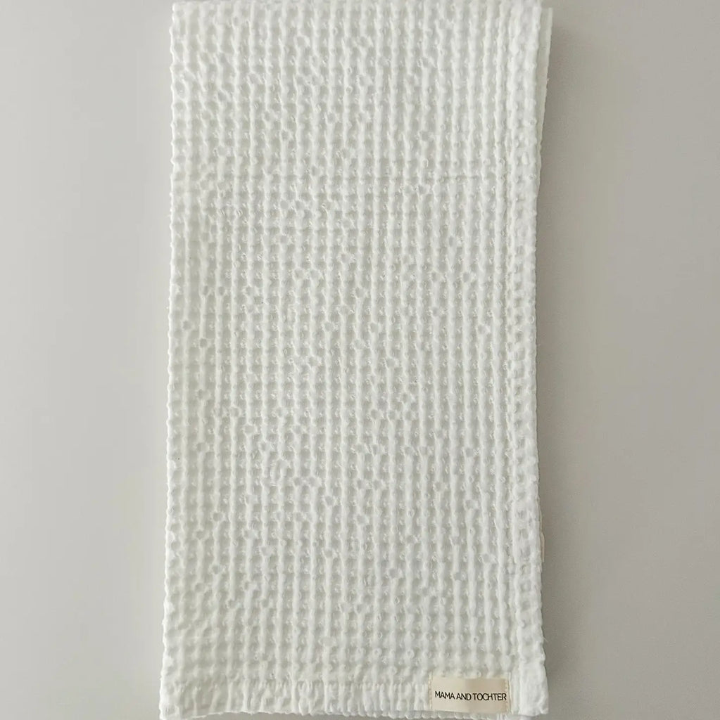 Waffle Tea Towel - White