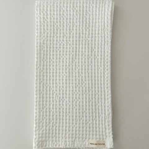 Waffle Tea Towel - White